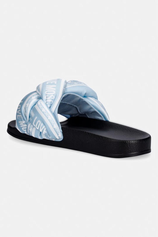 Obuwie Love Moschino klapki damskie JA28312G0OIW370A niebieski