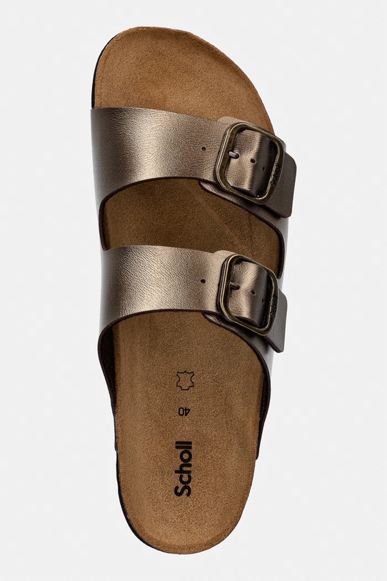 Scholl klapki damskie JOSEPHINE złoty F321661010