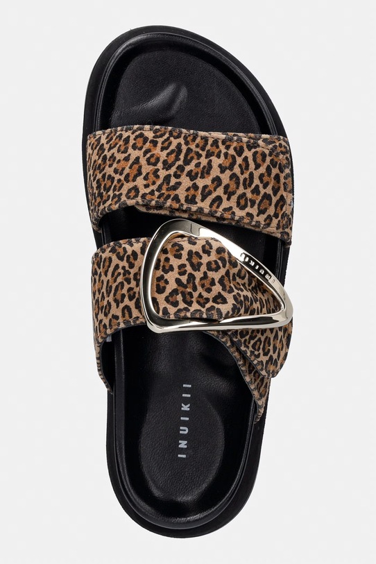 Inuikii klapki damskie zamszowe Dreamer brązowy 1004.003.0651.953