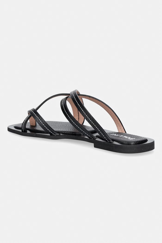 Obuwie Pollini japonki damskie skórzane SA28261G0OTD0000 czarny