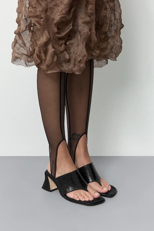 Miista papuci pentru femei, din piele Ernie MI.6121