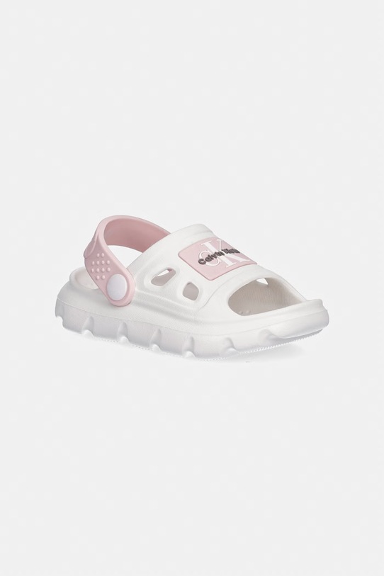 Calvin Klein Jeans klapki dziecięce biały V1AF.83264.22.29