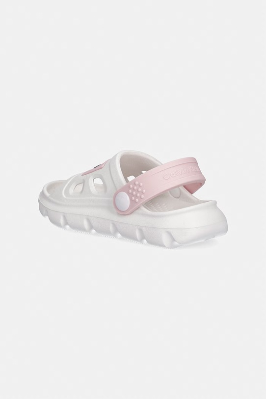 Dziewczynka Calvin Klein Jeans klapki dziecięce V1AF.83264.22.29 biały