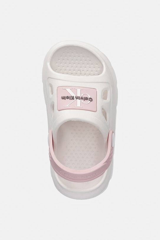 Calvin Klein Jeans klapki dziecięce biały V1AF.83264.22.29