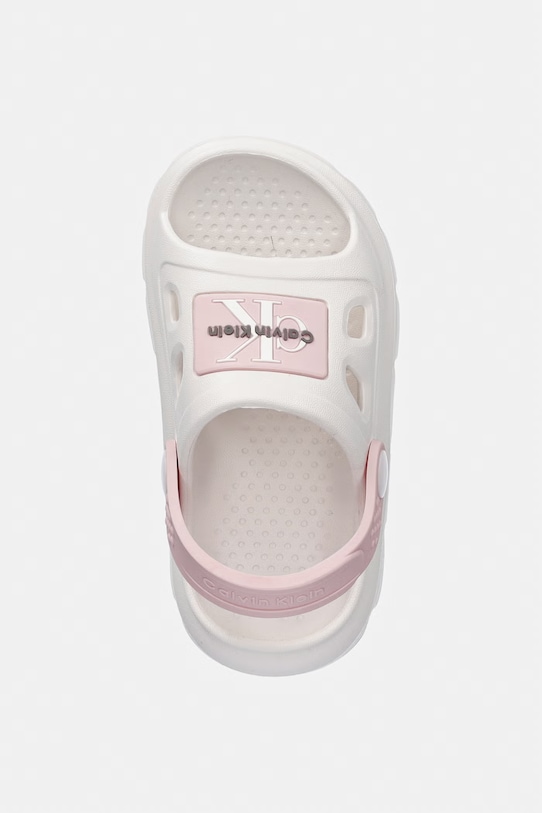Calvin Klein Jeans klapki dziecięce biały V1AF.83264.22.29