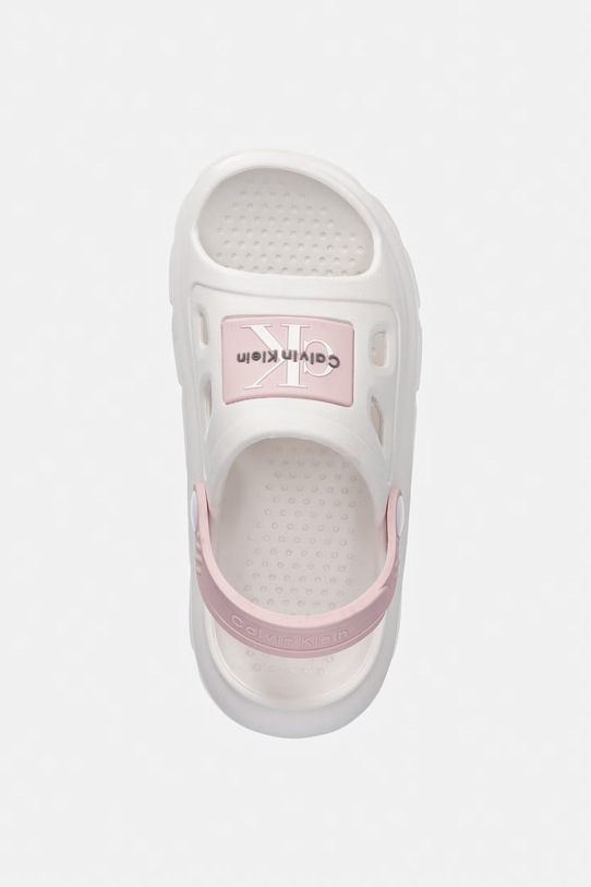 Calvin Klein Jeans klapki dziecięce biały V1AF.83264.30.35