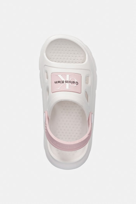 Calvin Klein Jeans klapki dziecięce biały V1AF.83264.30.35