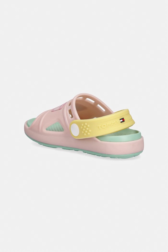 Dziewczynka Tommy Hilfiger klapki dziecięce T3AF.34319.22.29 różowy