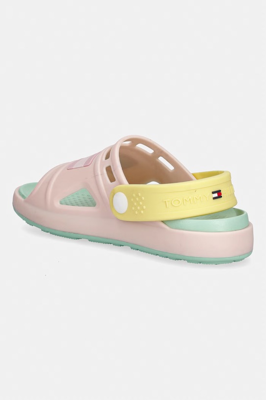 Dziewczynka Tommy Hilfiger klapki dziecięce T3AF.34319.30.35 różowy