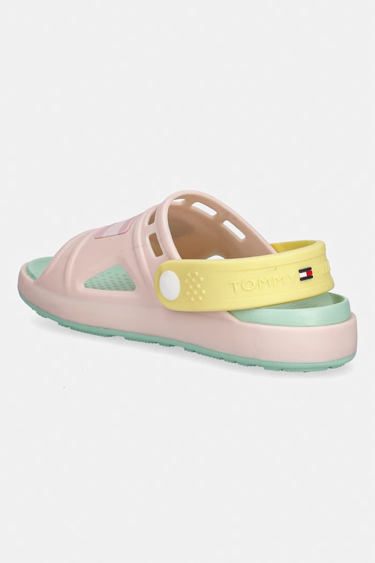 Dziewczynka Tommy Hilfiger klapki dziecięce T3AF.34319.30.35 różowy