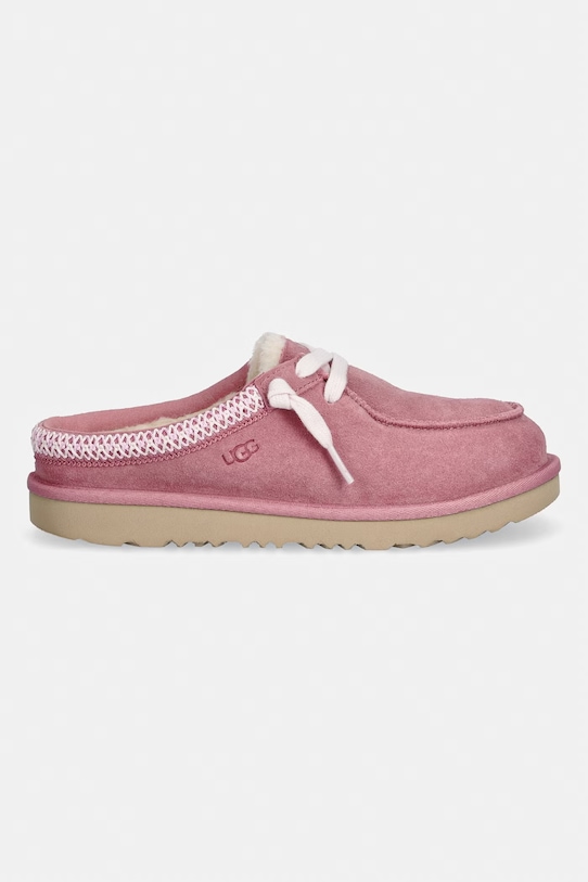 UGG kapcie zamszowe dziecięce TASMAN MULE 1175213K.G różowy SS26