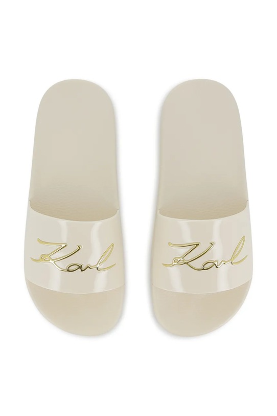 Detské šľapky Karl Lagerfeld béžová Z31174.27.35