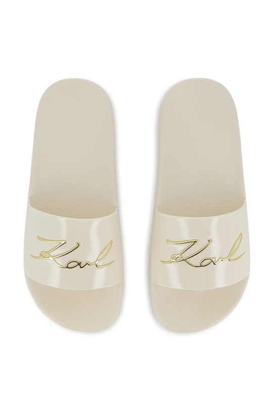 Detské šľapky Karl Lagerfeld béžová Z31174.27.35