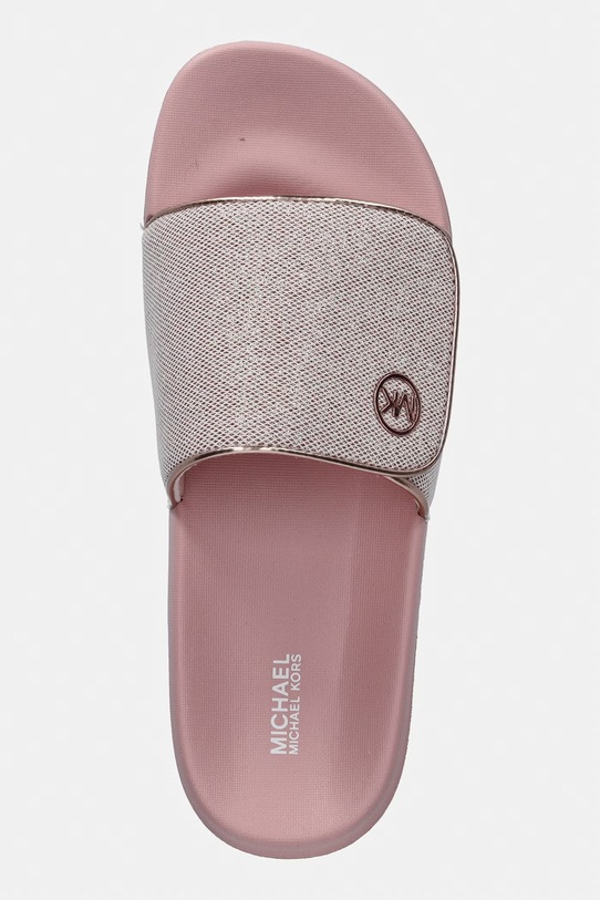 Michael Kors klapki dziecięce JETT DARBY różowy MK04190731