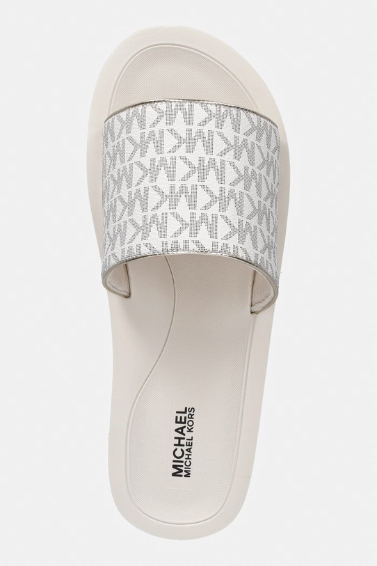 Michael Kors klapki dziecięce TEAGAN MERRICK 2 beżowy MK03823256