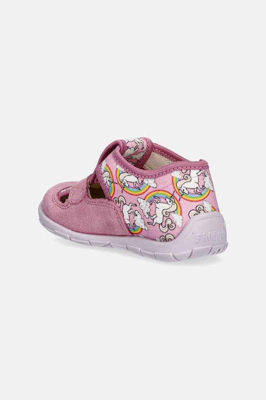 Dziewczynka Froddo kapcie dziecięce CLASSIC SLIPPERS G1700412.21.24.G różowy