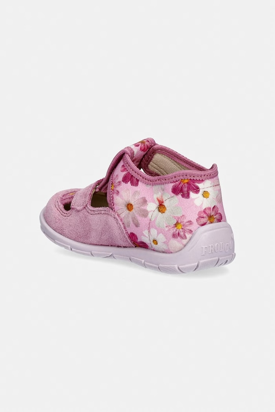 Dziewczynka Froddo kapcie dziecięce CLASSIC SLIPPERS G1700412.21.24.G różowy