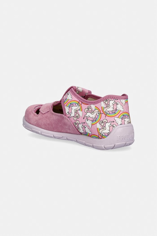 Dievča Detské papuče Froddo CLASSIC SLIPPERS G1700412.25.27.G ružová