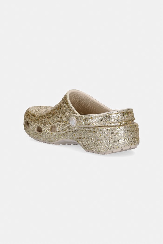 Dziewczynka Crocs klapki dziecięce CLASSIC CHUNKY GLITTER CLOG K 211939.CROCS.CLASSIC.CH złoty