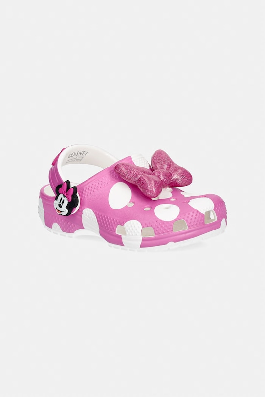 Crocs klapki dziecięce CLASSIC MINNIE MOUSE CLOG T Postacie z bajek różowy 212372.CROCS.CLASSIC.MI