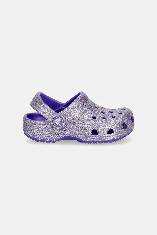 Crocs klapki dziecięce CLASSIC FANTASY GLITTER CLOG T 212562.CROCS.CLASSIC.FA fioletowy SS26