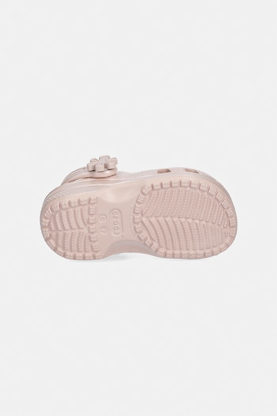 Crocs klapki dziecięce CLASSIC PEARL SHINE CLOG T 212815.CROCS.CLASSIC.PE różowy
