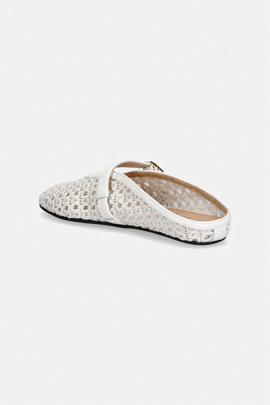 Dziewczynka Patrizia Pepe klapki dziecięce PPJ378 biały