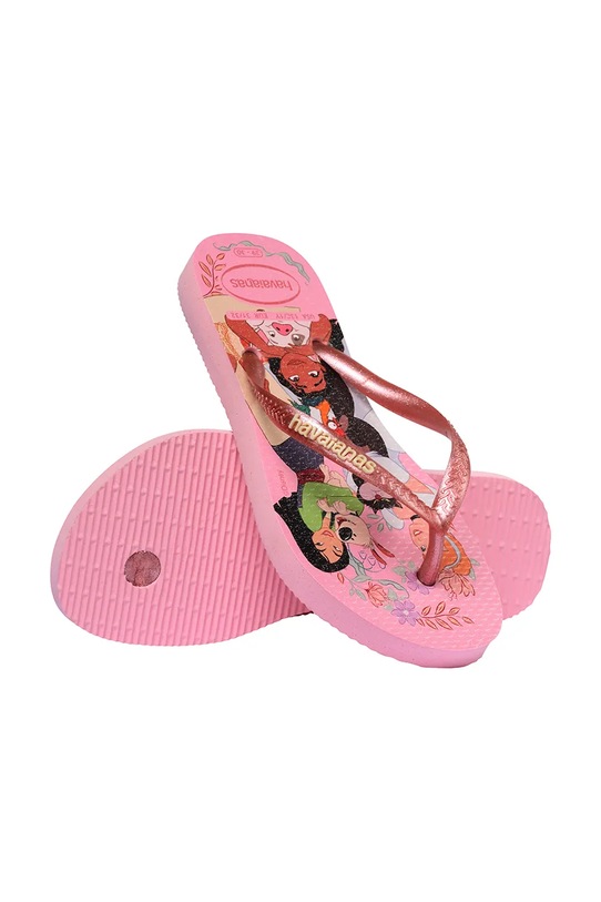 Havaianas klapki dziecięce KIDS SLIM PRINCESS różowy 4123328.PPY2
