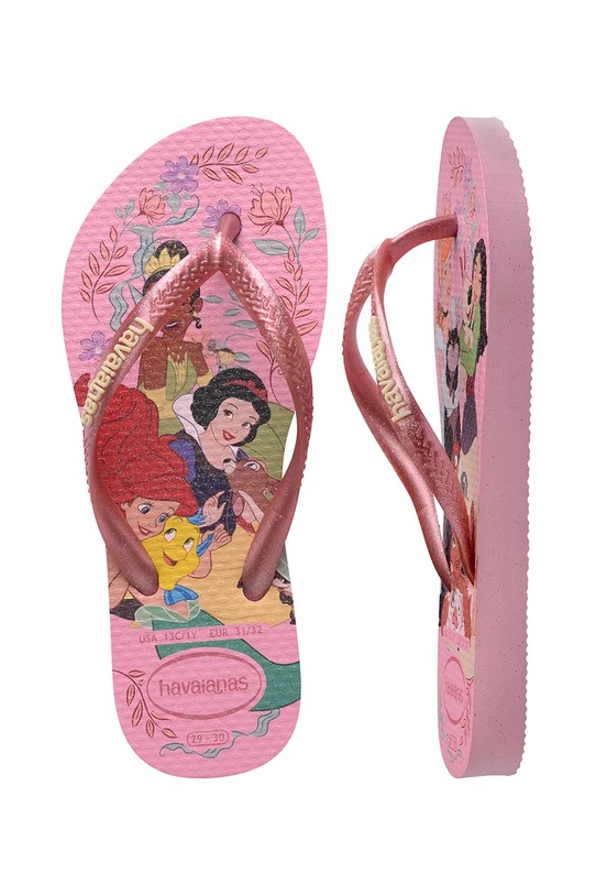 Havaianas klapki dziecięce KIDS SLIM PRINCESS 4123328.PPY2 różowy
