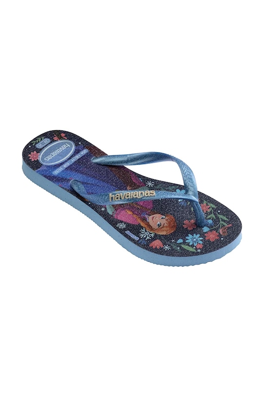 Dziewczynka Havaianas klapki dziecięce KIDS SLIM PRINCESS 4123328.PPY2 granatowy