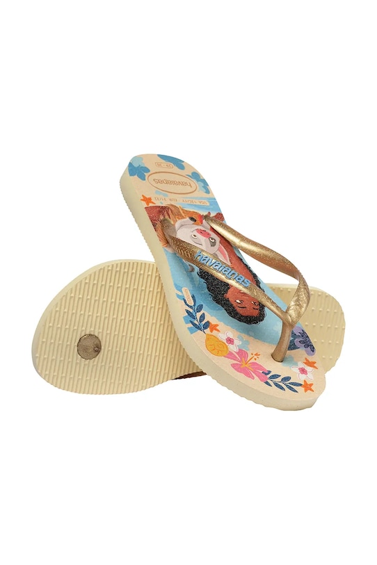 Havaianas klapki dziecięce KIDS SLIM PRINCESS beżowy 4123328.PPY2