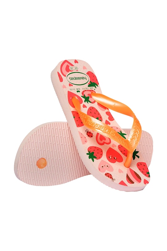 Havaianas klapki dziecięce KIDS FLORES różowy 4000052.PPY2