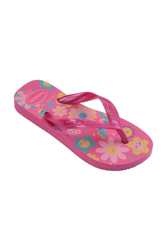 Dziewczynka Havaianas klapki dziecięce KIDS FLORES 4000052.PPY2 różowy