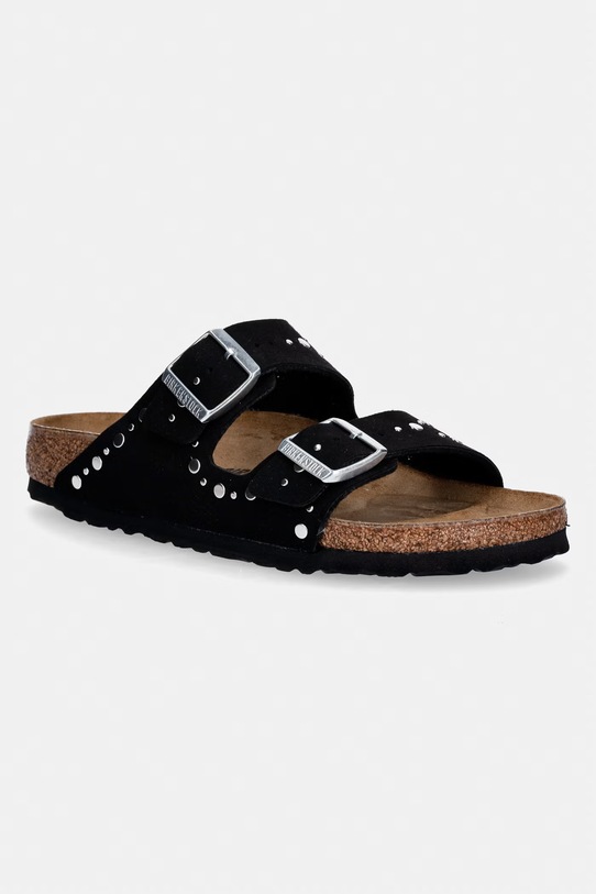 Birkenstock klapki dziecięce Arizona Rivets Kids czarny 1031646