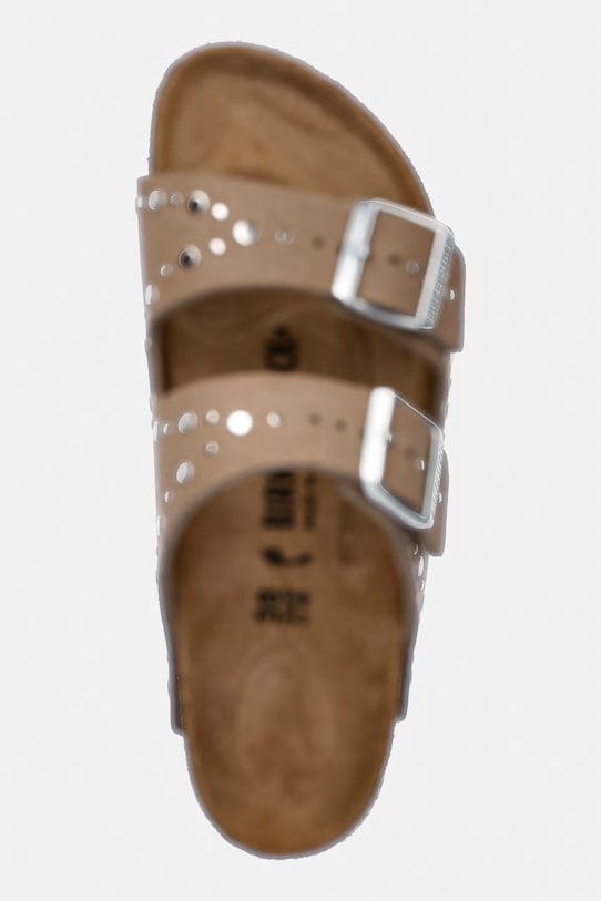 Birkenstock klapki dziecięce Arizona Rivets Kids beżowy 1031708