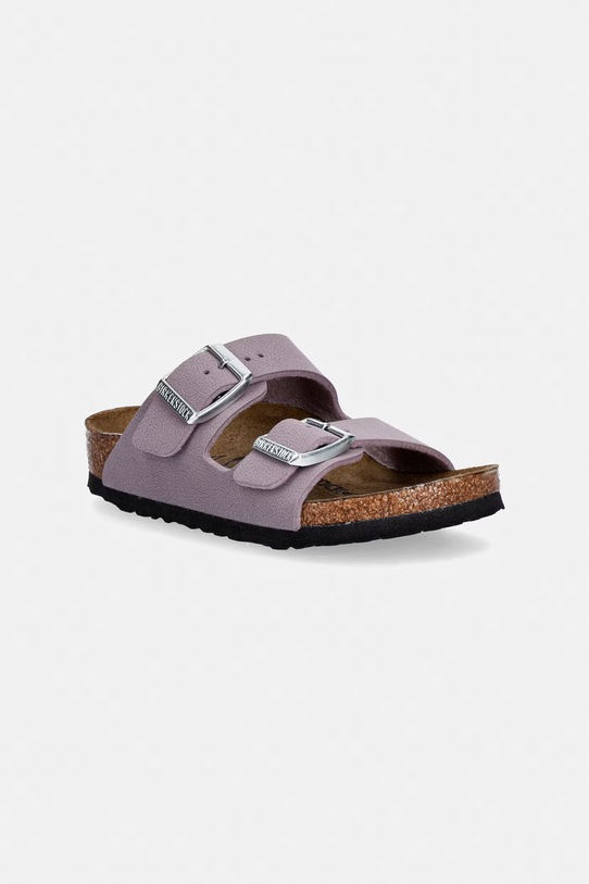 Παιδικές παντόφλες Birkenstock Arizona Kids BFBC απομίμηση λείου δέρματος μωβ 1031437.26.35