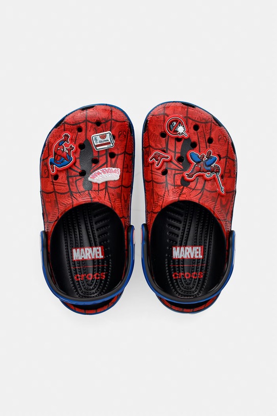 Crocs klapki dziecięce CLASSIC SPIDER WEB CLOG K 211409.CROCS.CLASSIC.SP czerwony SS26