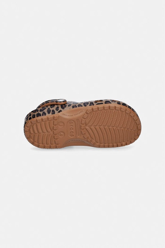 Crocs klapki dziecięce CLASSIC ANIMAL CLOG K 211881.CROCS.CLASSIC.AN brązowy