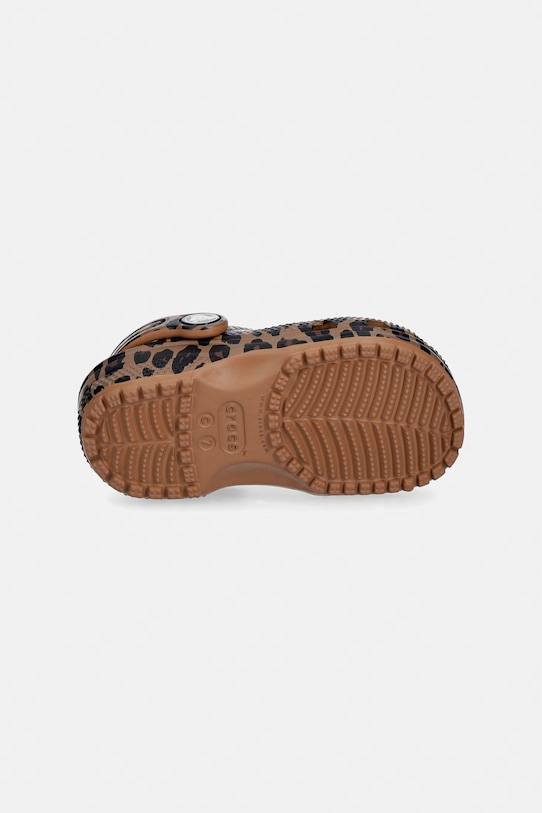 Crocs klapki dziecięce CLASSIC ANIMAL CLOG T 211882.CROCS.CLASSIC.AN brązowy