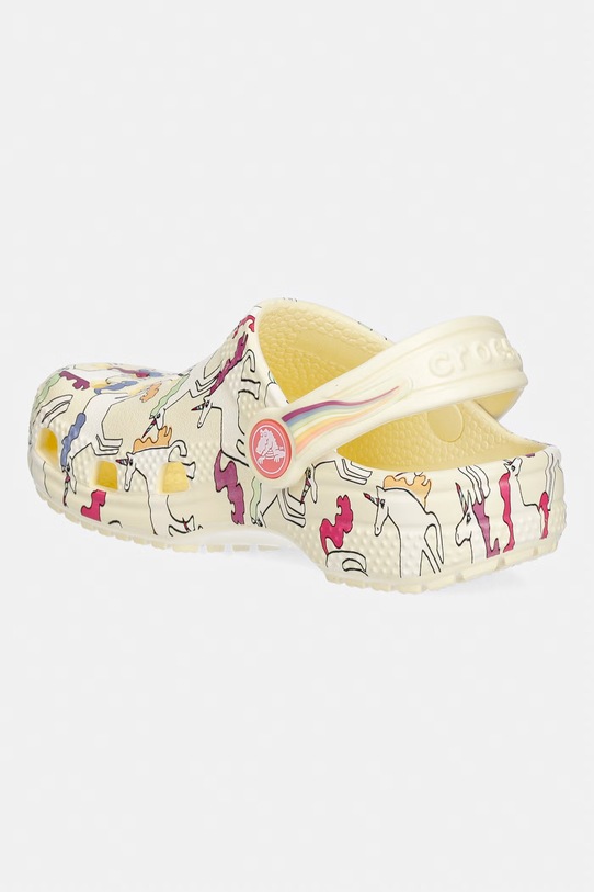 Chłopiec Crocs klapki dziecięce CLASSSIC UNICORN GRAPHIC CLOG T 212515.CROCS.CLASSSIC.U żółty