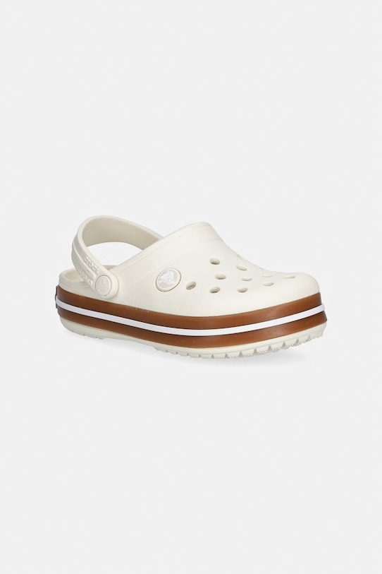 Crocs sandały dziecięce CROCBAND GUM CLOG T beżowy 212776.CROCS.CROCBAND.G