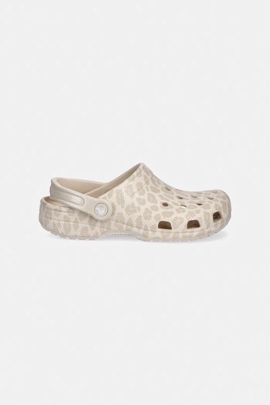 Crocs klapki dziecięce CLASSIC ANIMAL GLITTER CLOG K 212933.CROCS.CLASSIC.AN beżowy SS26