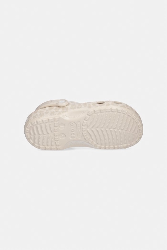 Crocs klapki dziecięce CLASSIC ANIMAL GLITTER CLOG K 212933.CROCS.CLASSIC.AN beżowy