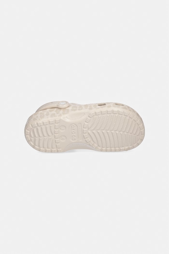 Crocs klapki dziecięce CLASSIC ANIMAL GLITTER CLOG K 212933.CROCS.CLASSIC.AN beżowy