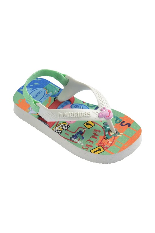 Chłopiec Havaianas klapki dziecięce BABY PEPPA PIG 4145980.PPY2 zielony