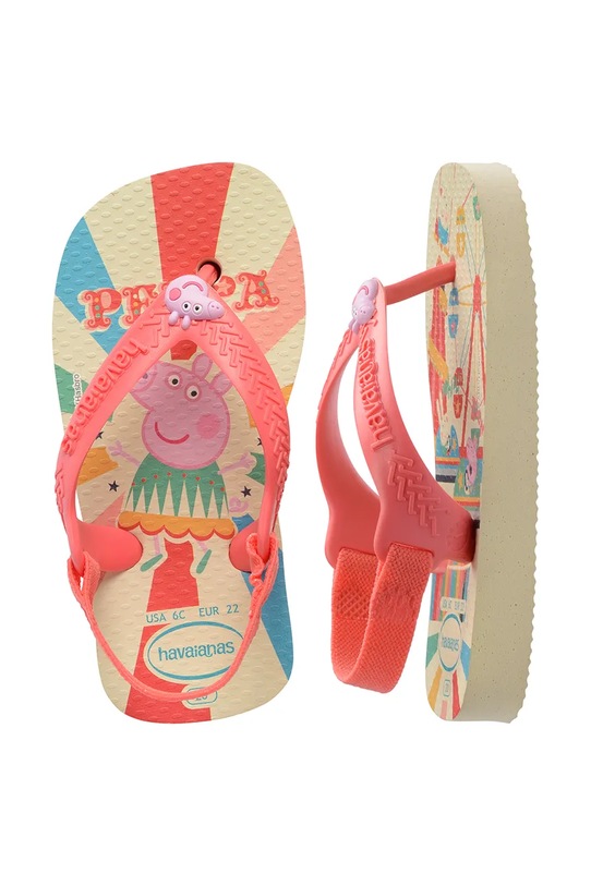 Havaianas klapki dziecięce BABY PEPPA PIG żółty 4145980.PPY2