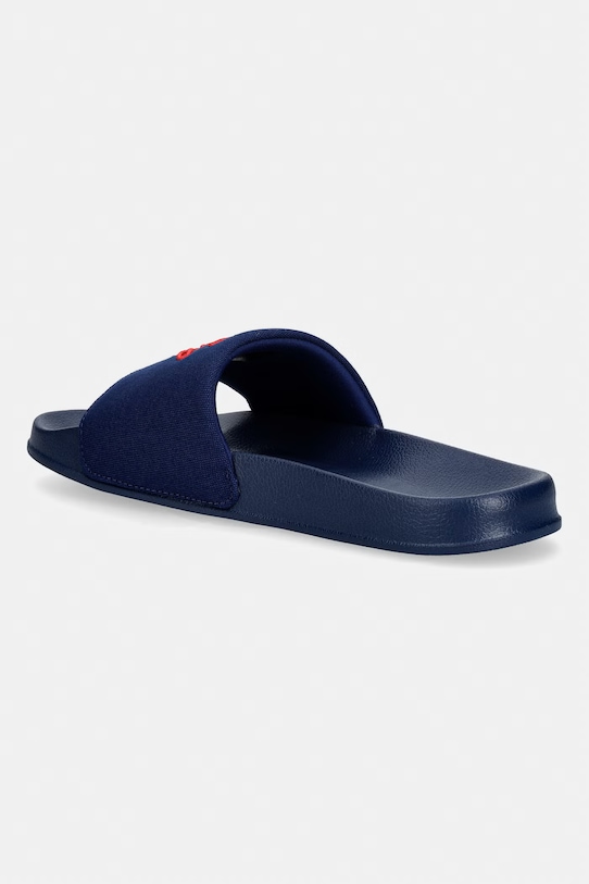 Obuwie Tommy Hilfiger klapki męskie TH EMBROIDERY POOL SLIDE FM0FM05858 granatowy