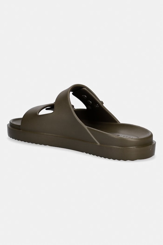 Obuwie Tommy Hilfiger klapki basenowe męskie LIGHT ADJUSTABLE POOL SLIDER FM0FM05757 zielony