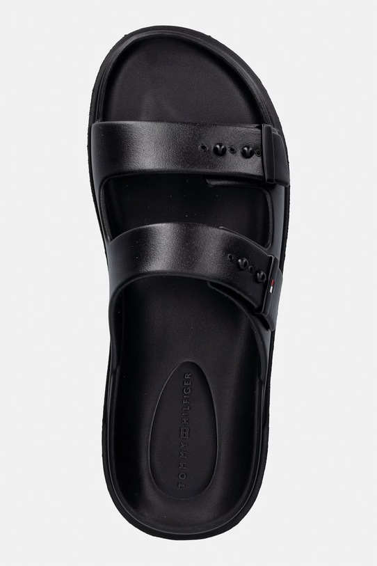 Tommy Hilfiger klapki basenowe męskie LIGHT ADJUSTABLE POOL SLIDER czarny FM0FM05757