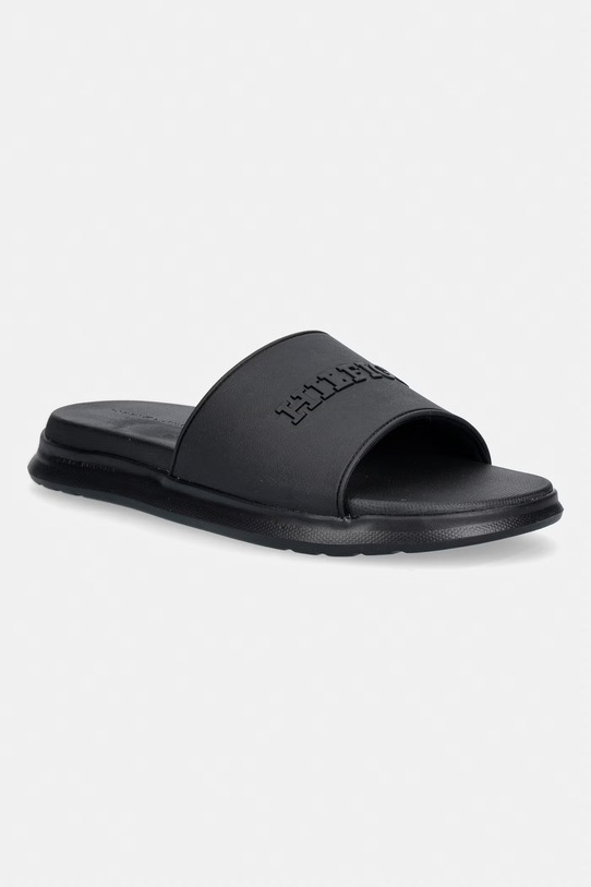 Tommy Hilfiger klapki basenowe męskie DUAL DENSITY HILFIGER POOL SLIDE czarny FM0FM05797